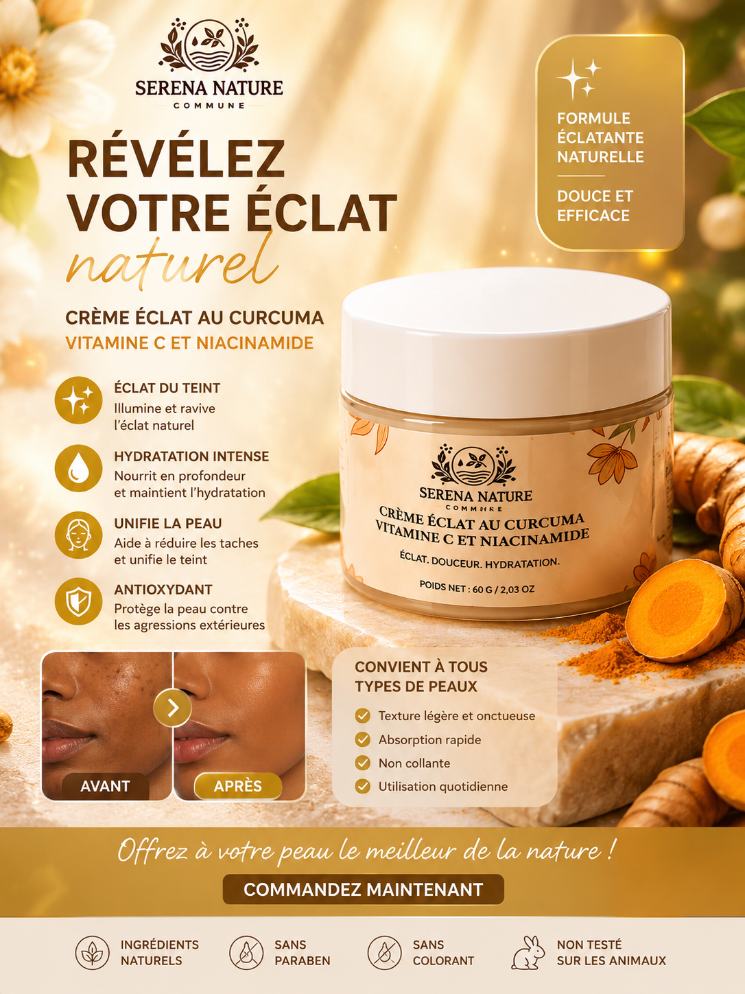 COMMUNE

DISQUES NETTOYANTS EXFOLIANTS AU CURCUMA ET À L'ACIDE KOJIQUE

ANTI-IMPERFECTIONS ANTI-TACHES

PEAU LISSE ET SOYEUSE

ÉTUI DE 30 DISQUES