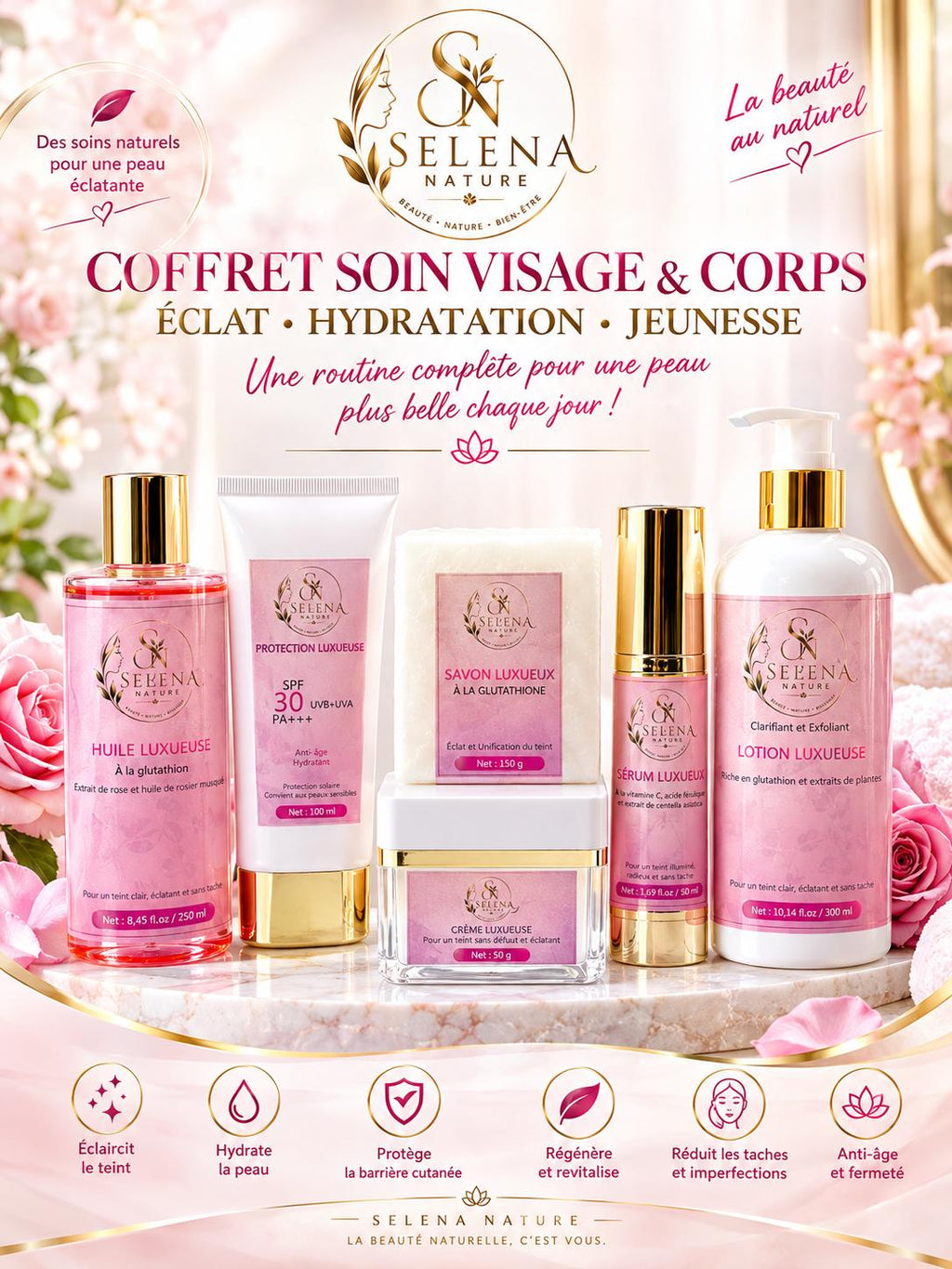 La gamme éclaircissant