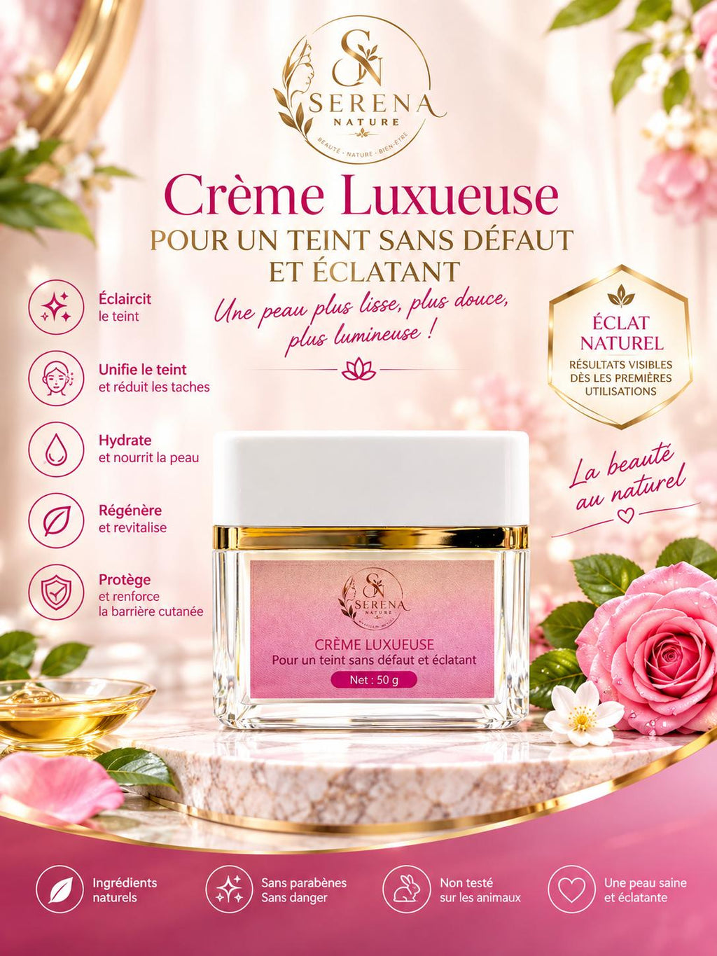 La gamme éclaircissant
